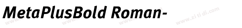 MetaPlusBold Roman字体转换 MetaPlusBold Roman字体转换